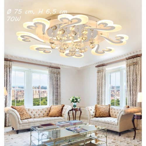 Plafon LED z pilotem 75cm  70Watt - P114